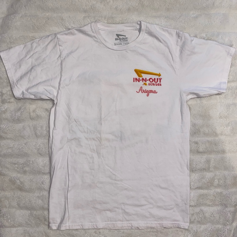 IN-N-OUT Arizona Car Meet Up White T-Shirt